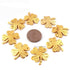 5 Pcs Designer 24k Gold Plated Copper Flower Pendant,Copper Designer Pendant,Copper Beads,Jewelry Making 29mmx33mm BulkLot GPC0023