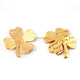 10 Pcs Designer 24k Gold Plated Copper Flower Pendant,Copper Designer Pendant,Copper Beads,Jewelry Making 29mmx33mm BulkLot GPC0023 - Tucson Beads