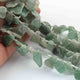 1 Strand Green Strawberry Quartz  Faceted Briolettes - Assorted Shape Briolettes , Jewelry Making Supplies 16mmx16mm-30mmx16mm 11.5 Inches BR01922 - Tucson Beads