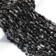 1  Long Strand Snowflack Faceted Briolettes -Oval Shape Briolettes -7mmx6mm-11mmx6mm - 14 Inches BR01927 - Tucson Beads
