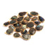 25 Pcs Labradorite 24k Gold Plated Faceted Assorted Shape Pendant---Labradorite Pendant 20mmx13mm-29mmx14mm PC362
