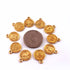 10 Pcs Designer Gold Plated Copper Victoria Queen Pendant - Victoria Coins Charm - Copper Round Pendant 15mmx18mm GPC0026