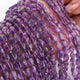 1 Long Strand Amethyst Smooth Briolettes - Oval Shape Briolettes - 6mmx5mm-10mmx6mm - 13.5 Inches BR01919 - Tucson Beads