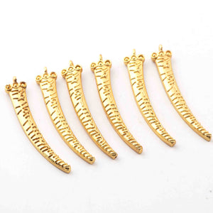 5 Pcs Designer 24k Gold Plated Sword Charm ,Copper Design Pendant ,Jewelry Making 41mmx7mm GPC996 - Tucson Beads