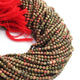 5 Strands Unakite  Gemstone Balls , Ball beads Faceted Gemstone Jewelry 3mm- 13 Inches  RB0282 - Tucson Beads