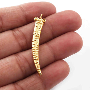 5 Pcs Designer 24k Gold Plated Sword Charm ,Copper Design Pendant ,Jewelry Making 41mmx7mm GPC996 - Tucson Beads