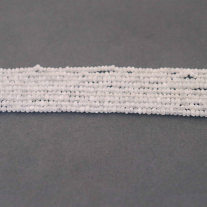 5 Strands White Rainbow Moonstone Faceted Rondelles 3mm 17 inches strand RB241 - Tucson Beads