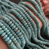 1 Strands Amazonite  Smooth Rondelles - Smooth Rondelles Beads 6mm-10mm - 14 Inches BR02634