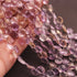 1  Strand Ametrine Faceted Briolettes  - Heart Shape Briolettes 8mm-8.5 Inches BR02644