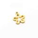 20 Pcs Gold Plated Designer Flower Charms Pendant , Beautiful Gold Flower Charm Pendant, Jewelry Making Supplies 17mmx11mm Bulk Lot GPC1019 - Tucson Beads