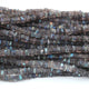 1 Long Strand Labradorite Heshi Smooth Briolettes - Square Shape Briolettes - 4mm-5mm 16 Inches BR01938 - Tucson Beads