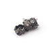 1 Pc Designer Pave Diamond Multi Gemstone Wheel Rondelles Over 925 Sterling Silver - Spacer Rondelles 12mm PDC1147 - Tucson Beads