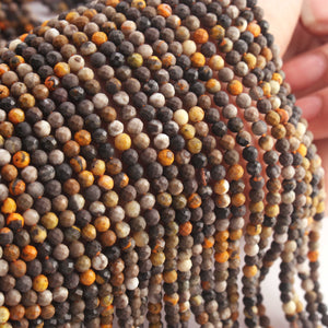 1 Strand Bumble B Jasper Gemstone Balls, Semiprecious Beads Gemstone Faceted  Round Balls-3mm-13 Inches - RB0440 - Tucson Beads
