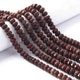 1  Long Strand Chocolate  Moon Stone Faceted Roundells -Round Shape Roundells-7mmx 8mm-10.5 Inches BR0783 - Tucson Beads