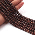 1  Long Strand Red Jasper Faceted Rondelles --7mmx 8mm-10.5 Inches BR0783