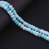 1 Strand Peru Opal Faceted Rondelles - Gemstone Beads 7mm-8mm 14 Inches BR1167