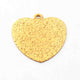 10 Pcs Designer 24k Gold Plated Heart Charm ,Copper Design Pendant ,Jewelry Making 19mmx17mm GPC480 - Tucson Beads