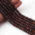 1  Long Strand Chocolate  Moon Stone Faceted Rondelles --8mmx 9mm-10.5 Inches BR0784