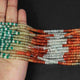 5 Strands Excellent Quality Multi Stone Faceted Rondelles - Mix Stone Roundles Beads 4mm-5mm 13 Inches RB300 - Tucson Beads
