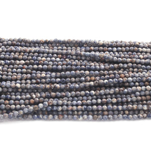 1 Strand Sodalite Gemstone Balls, Semiprecious Beads Gemstone Faceted  Round Balls-3mm-13 Inches - RB0439 - Tucson Beads