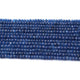 5  Long Strand Lapis Faceted Roundells -Round Shape Roundells  3mmx4mm-13.5 Inches BR0778 - Tucson Beads