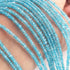 1 Strand Neon Apatite Roundelles - Gemstone Faceted Rondelles - 2mm-4mm -13 Inch BR02636