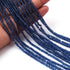 5  Long Strand Lapis Faceted Rondelles -  3mm-4mm-13.5 Inches BR0778