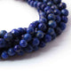 1 Long Strand Lapis  Faceted Round Bolls -  Faceted Bolls Beads - 5mm-7mm 10 Inches BR0804 - Tucson Beads