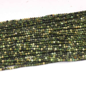 5 Long Strands Ex+++ Quality Shaded Green Opal Micro Faceted Tiny Rondelles - Small Beads 2mm 13 Inches RB227 - Tucson Beads