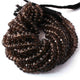 1  Long Strand Smoky Faceted Roundells -Round Shape Roundells 6mmx7mm-10 Inches BR0773 - Tucson Beads