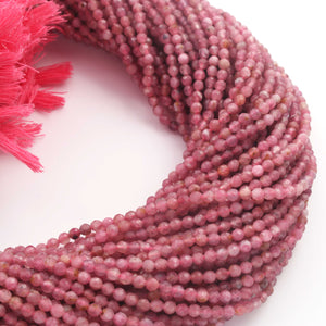 1 Strand Pink Rutile Gemstone Balls, Semiprecious Beads Gemstone Faceted  Round Balls-3mm-13 Inches - RB0430 - Tucson Beads