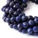 1 Long Strand Lapis  Faceted Round Bolls -  Faceted Bolls Beads - 8mm-9mm 10 Inches BR0806 - Tucson Beads