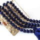 1 Long Strand Lapis  Faceted Round Bolls -  Faceted Bolls Beads - 8mm-9mm 10 Inches BR0806 - Tucson Beads