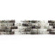 1  Long Strand Shaded Black Rotile Smooth Roundells - Roundells 4mm-13 Inches BR2564 - Tucson Beads