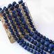 1 Long Strand Lapis  Faceted Round Bolls -  Faceted Bolls Beads - 8mm-12mm 10 Inches BR0805 - Tucson Beads