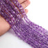 1 Strand Amethyst Faceted Briolettes Assorted Shape Briolettes - 9mmx6mm-5mmx6mm 12.5 Inches BR01233