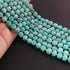 1  Long Strand Amazonite Faceted Briolettes -Cube Shape Briolettes  8mm-7mm-10.5 Inches BR01946
