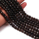 1  Long Strand Smoky Faceted Roundells -Round Shape Roundells 7mm-10 Inches BR0793 - Tucson Beads