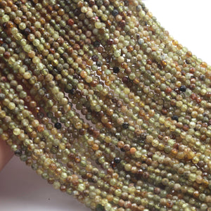 1 Strand Grossular Garnet Gemstone Balls, Semiprecious beads Faceted Gemstone  Round Balls-3mm-13 Inches - RB0425 - Tucson Beads