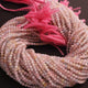 5 Strands Morganite  Gemstone Balls, Semiprecious beads Faceted Gemstone Jewelry 3mm -13 Inches RB0006 - Tucson Beads