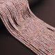 5 Strands Morganite  Gemstone Balls, Semiprecious beads Faceted Gemstone Jewelry 3mm -13 Inches RB0006 - Tucson Beads