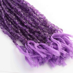 1 Strand Amethyst Faceted Briolettes Assorted Shape Briolettes - 9mmx6mm-4mmx6mm 12.5 Inches BR01237 - Tucson Beads