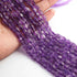 1 Strand Amethyst Faceted Briolettes Assorted Shape Briolettes - 9mmx6mm-4mmx6mm 12.5 Inches BR01237