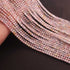 AAA Morganite Micro Faceted 3mm  Beads -RB0006
