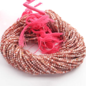 1 Strand Pink Opal Gemstone Balls, Semiprecious beads Faceted Gemstone  Round Balls-3mm-13 Inches - RB0434 - Tucson Beads