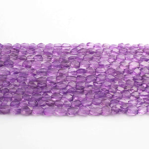 1 Strand Amethyst Faceted Briolettes Assorted Shape Briolettes - 8mmx6mm-5mmx6mm 12.5 Inches BR01238 - Tucson Beads