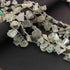 1 Strand Prehnite Faceted Briolettes - Assorted Shape Briolettes - 17mmx12mm-21mmx18mm 12 Inches BR01952