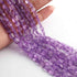 1 Strand Amethyst Faceted Briolettes Assorted Shape Briolettes - 6mm-8mm -12.5 Inches BR01235