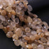1 Strand Golden Rutile Faceted Briolettes -Heart Shape Briolettes -10mm-15mm -8 inch BR0758