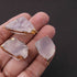 3  PC Crystal Quartz Arrowhead 24k Gold Plated Single Bail Pendant - Electroplated With Gold Edge - 30mmx18mm- AR009